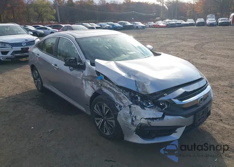 2018 Honda Civic Ex-L z USA, uszkodzony, nr VIN JHMFC1F70JX017867
